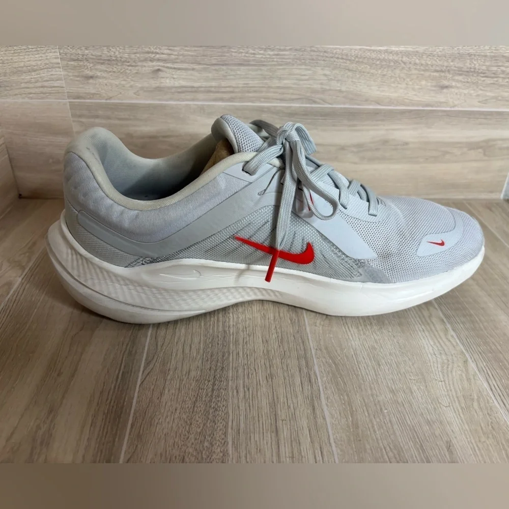 Nike Quest 5 Pure Platinum Light Crimson Gray Red